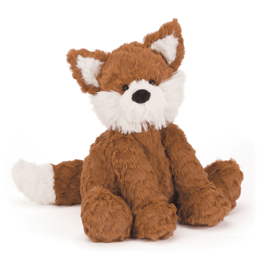 LISEK, Fuddlewuddle Fox Cub, Jellycat, wys. 23 cm